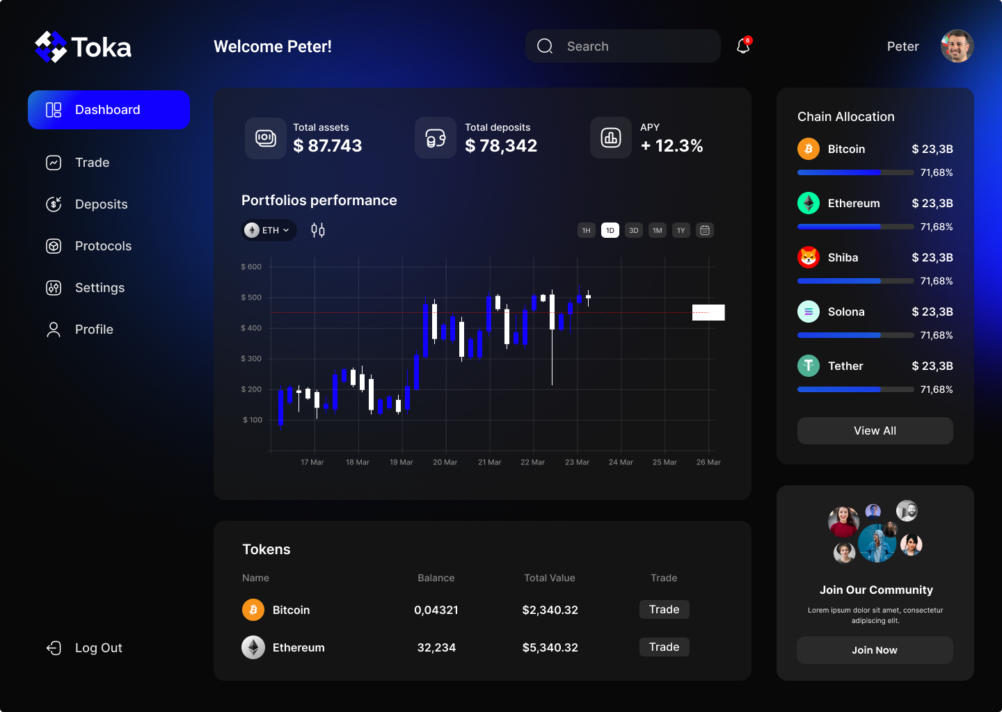DeFi Project Landing – Murat Mustafa Ciritçi